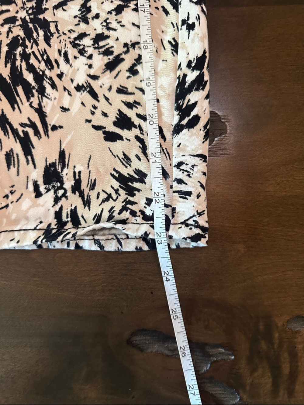 Nine West Black, Tan, & White Heidi Pull-On Skimmer Shorts - Picture 11 of 13